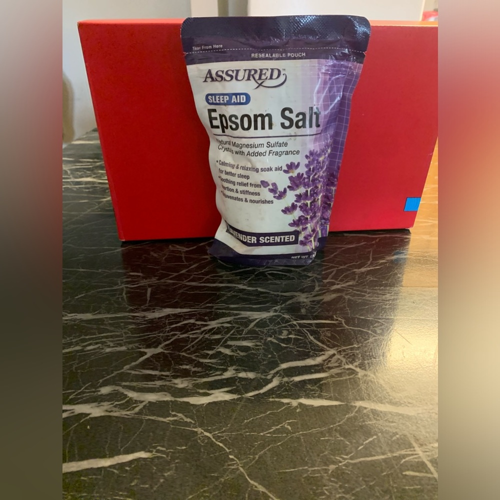 Need sleep and feet hurt I have the salt lavender that will do the trick